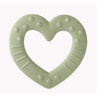 Bibs Baby Bitie Heart - Sage