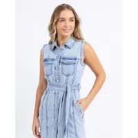 Foxwood Sleeveless Talbert Dress - Light Blue