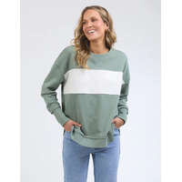 Foxwood Simplified Tonal Crew - Sage