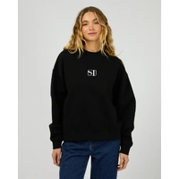 Silent Theory Silent Luxe Crew - Black