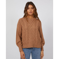 All About Eve Rue Knit Sweater - Tan