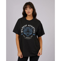 All About Eve Wildcat Oversized Tee - Washed Black