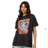 All About Eve Rocky Mountain Standard Tee - Washed Black