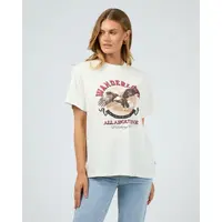 All About Eve Wanderlust Oversized Tee - Vintage White