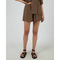 All About Eve Toledo Mini Short - Brown