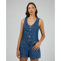 All About Eve Korin Vest - Blue