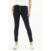 Italian Star Button Hero Jeans - Indigo