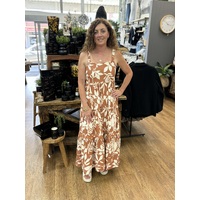 Miracle Boho Tier Maxi Dress - Soft Tan