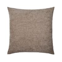 Amalfi Bellanger Chenille Cushion 50cm - Mushroom/Flax