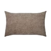 Amalfi Bellanger Chenille Cushion 50 x 30cm - Mushroom/Flax