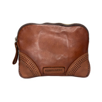 Kompanero Perrin Crossbody Bag - Cognac