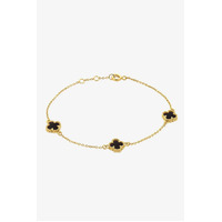 Liberte Reign Gold Bracelet - Jet