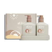 Al.ive Body Baby Calming Oatmeal Duo Hair & Body Wash & Body Lotion- Calming Oatmeal