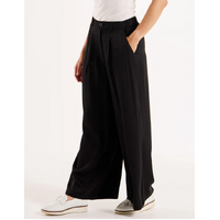 Betty Basics Venus Satin Pant - Black