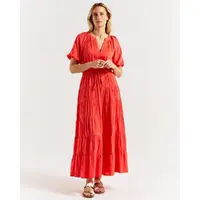 Betty Basics Aleja Dress - Fiesta Red