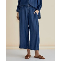 Betty Basics Rio Relaxed Pant - Dark Indigo