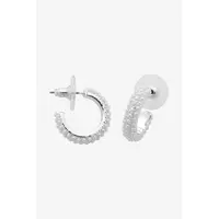 Liberte Marigold Pearl Earrings - Silver