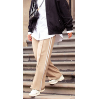 Feather + Noise Noah Wide Pant - Camel Stripe