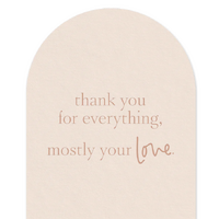 Emma Kate Co Thankyou for Everything Greeting Card