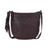 Rugged Hide Napoli Bag - Brown