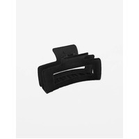 Stella+Gemma Rectangle Claw Clip - Velvet Black