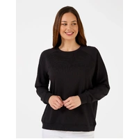 Stella+Gemma Classic Logo Sweater - Black