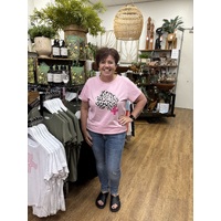 Stella+Gemma Leopard Flower Tee - Blush