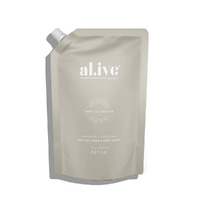 Al.ive Body 1 Litre Hand & Body Wash Refill - Sea Cotton & Coconut