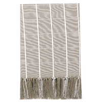 NF Living Idyllic Cotton Throw - Taupe