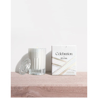 Ecoya Mini Celebration Candle 80g - White Musk & Warm Vanilla