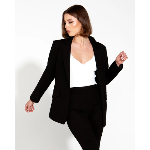 Fate+Becker Upper East Stretch Blazer - Black