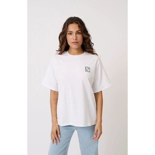 Cartel & Willow Sadie Tee - White [Size: Small]