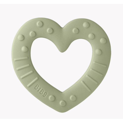 Bibs Baby Bitie Heart - Sage