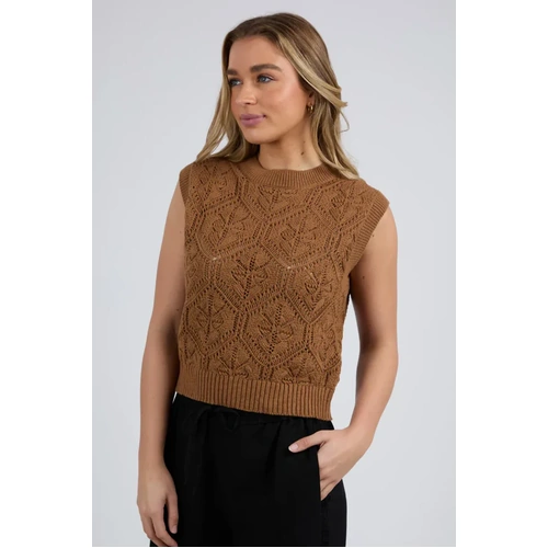 Foxwood Luna Knit Vest - Tan