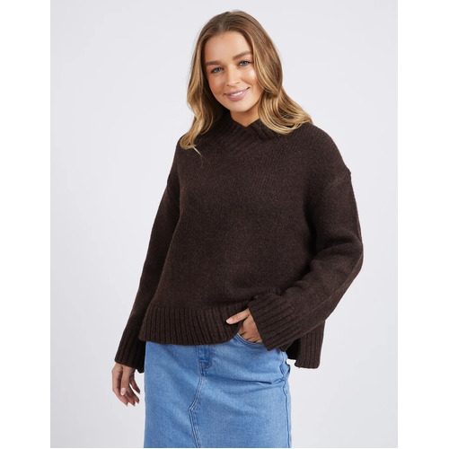 Foxwood Pepper Knit - Chocolate [Size: 14]