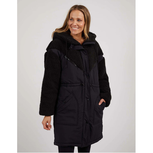 Foxwood Longline Anorak - Black