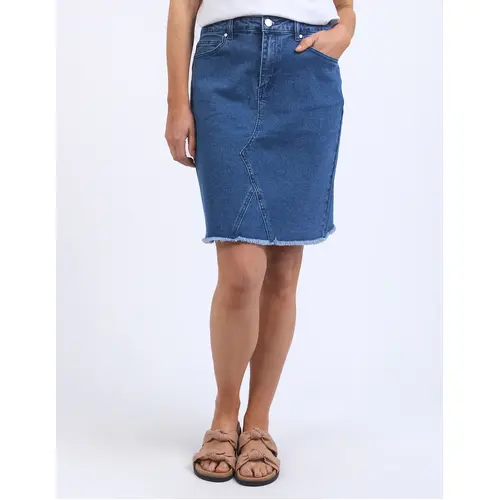 Foxwood Belle Skirt - Mid Blue