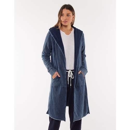 Foxwood-Naomi Hooded Cardigan-Washed Denim