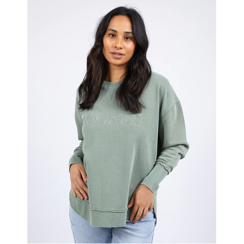 Foxwood Simplified Crew - Sage [Size: 12]