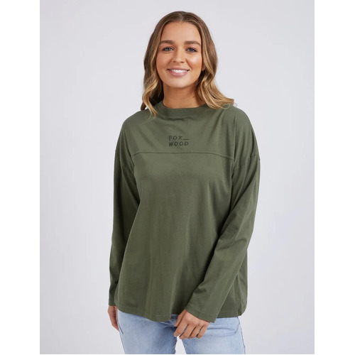 Foxwood Hold Up L/S Top - Thyme