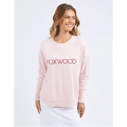 Foxwood Simplified Metallic Crew - Pale Pink [Size: 8]