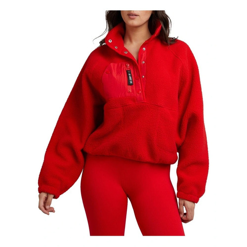 All About Eve Active Teddy Zip 1/4 - Red