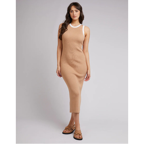 All About Eve Charlotte Midi Dress - Tan