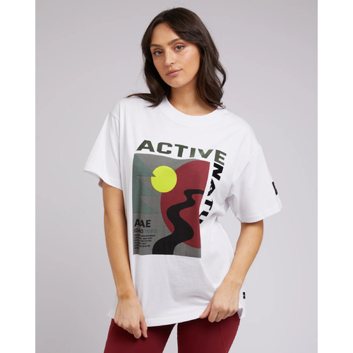 All About Eve National Tee - Vintage White [Size: 8]