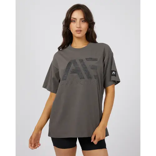 All About Eve Base Active Tee - Charcoal