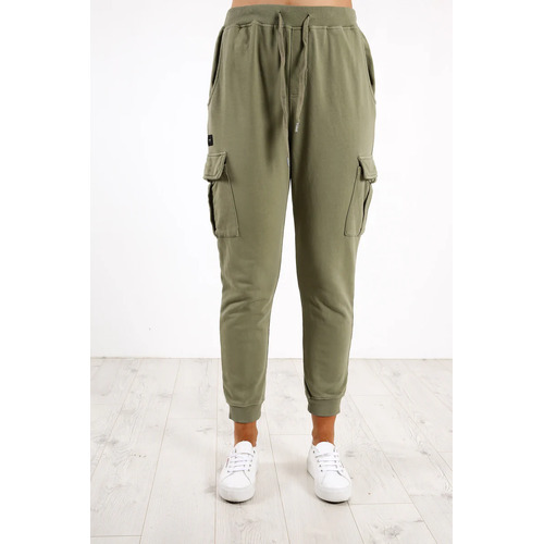 All About Eve-Combat Trackpant - Khaki Size 12