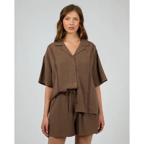 All About Eve Toledo Shirt - Brown