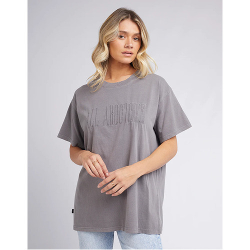 All About Eve Heritage Tee - Charcoal