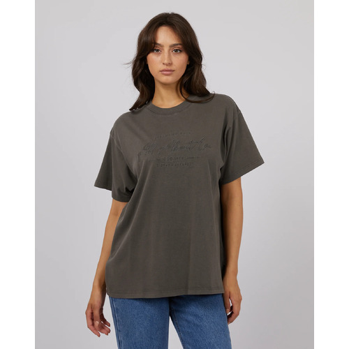 All About Eve Classic Tee - Charcoal