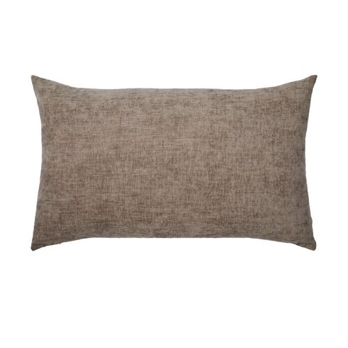 Amalfi Bellanger Chenille Cushion 50 x 30cm - Mushroom/Flax